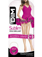 Dim bas jarretière Dim Up Sublim Voile Brillant 15